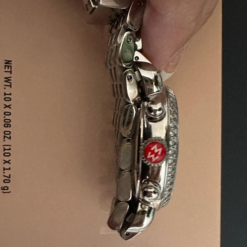 Michele Silver and White Women's Watch - Picture 2 of 6